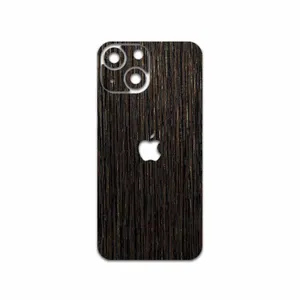 MAHOOT Dark-Gold-Stripes-Wood Cover Sticker for Apple iPhone 13 Mini