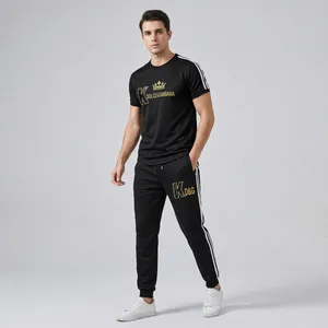 ست تی‌شرت آستین کوتاه و شلوار راحتی مردانه مدل P-02