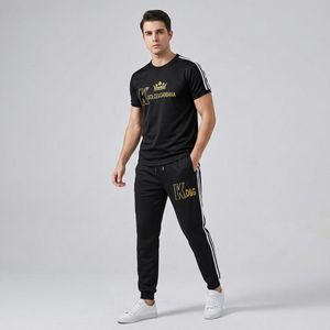 ست تی‌شرت آستین کوتاه و شلوار راحتی مردانه مدل P-02