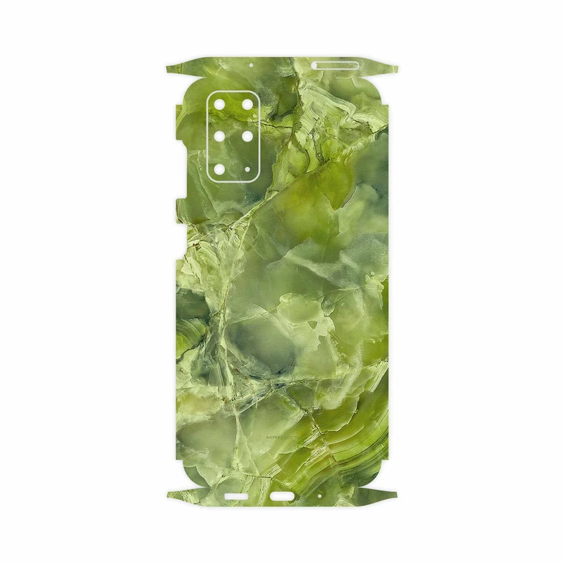 برچسب پوششی ماهوت مدل Green Crystal Marble-FullSkin مناسب برای گوشی موبایل سامسونگ Galaxy S20 Plus