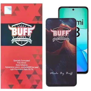 Buff 5D Mountain Glass Screen Protector For Xioami Redmi 13 4G/5G / Redmi Note 13R/ Poco M6 4G