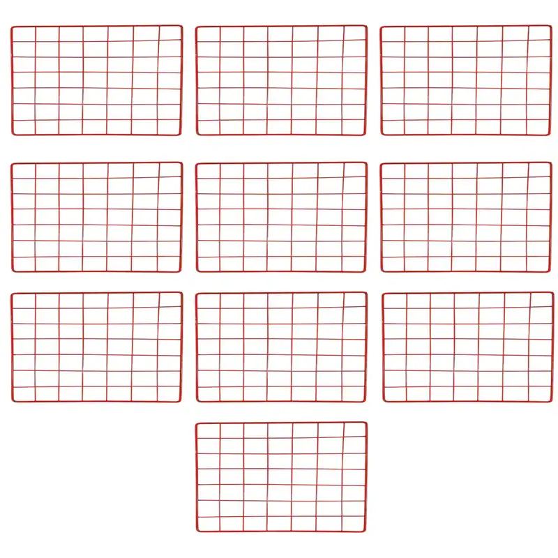 قفسه فلزی مدل مشبک بسته 10 عددی