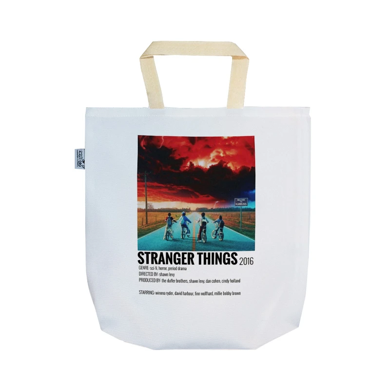 ساک خرید ترمه طراحان ایده مدل Stranger Things کد strm0847 - SS
