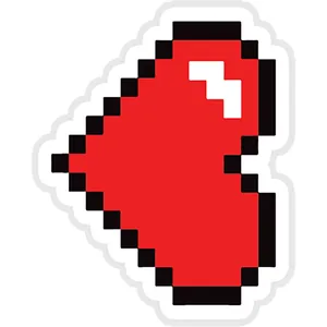 استیکر لپ تاپ طرح digital-heart کد ST500