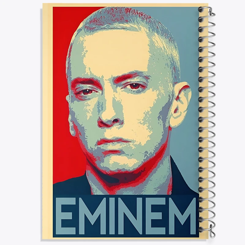 دفتر مشق 50 برگ خندالو طرح امینم (Eminem) کد F6484
