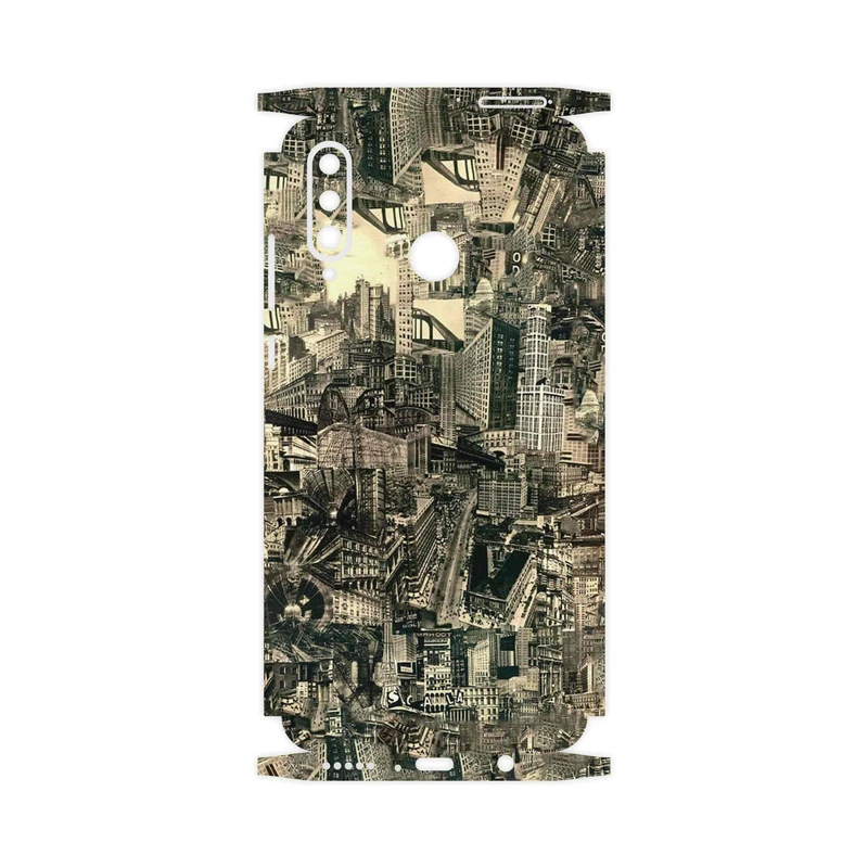 برچسب پوششی ماهوت مدل Collage of Skyscraper-FullSkin مناسب برای گوشی موبایل هوآوی P30 Lite (24 MP Camera)