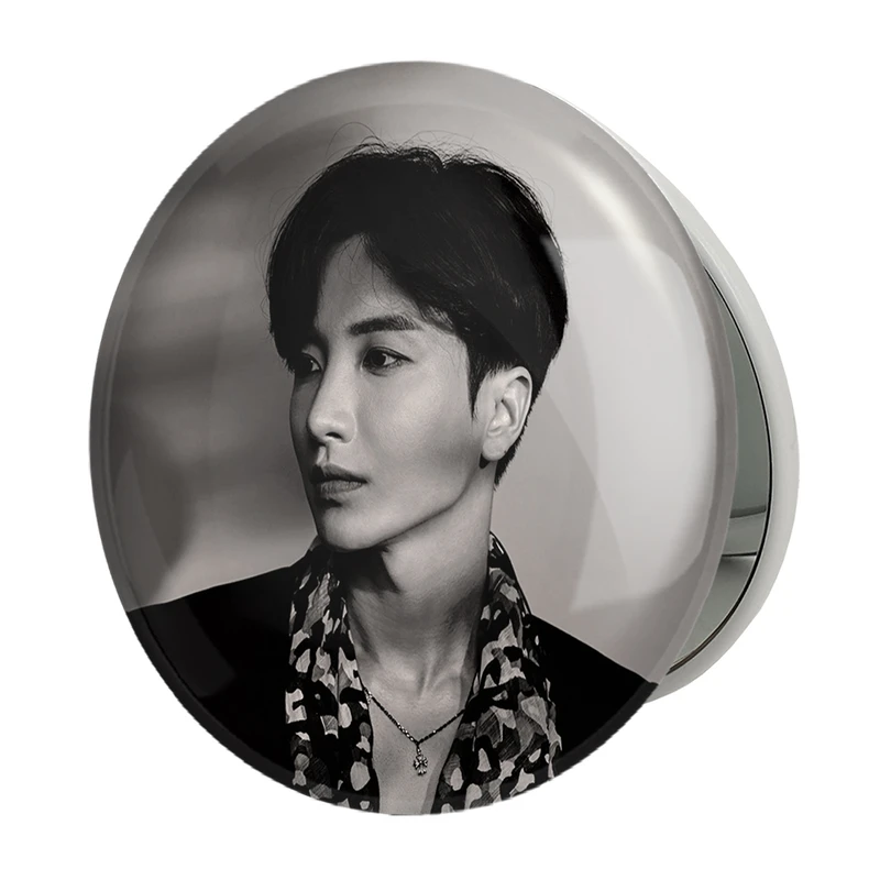 آینه جیبی خندالو طرح لیتوک گروه سوپر جونیور Super Junior مدل تاشو کد 21449
