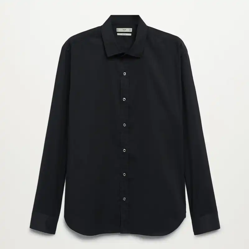 پیراهن آستین بلند مردانه مانگو مدل BK515PLA