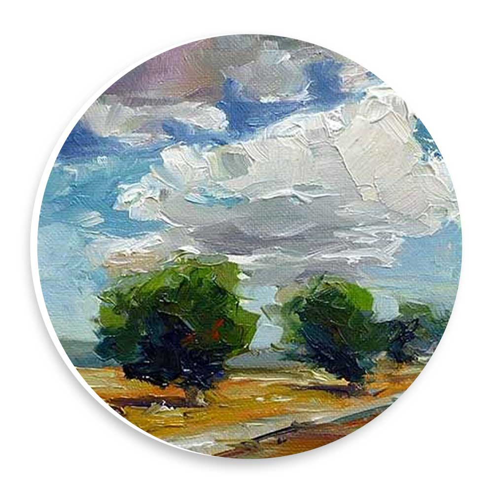  دیوارکوب طرح نقاشی طبیعت مدل wtb1063