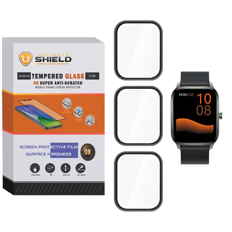 محافظ صفحه نمایش نانو آلتیمیت شیلد مدل NUL مناسب برای ساعت هوشمند هایلو GST بسته سه عددی