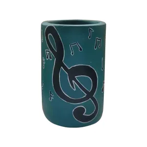 شمعدان سفالی مدل موسیقی