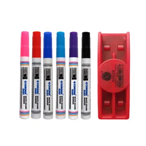 ماژیک وایت برد کرونا طرح تخت مدل CO-4090 به همراه تخته پاک کن بسته 7 عددی