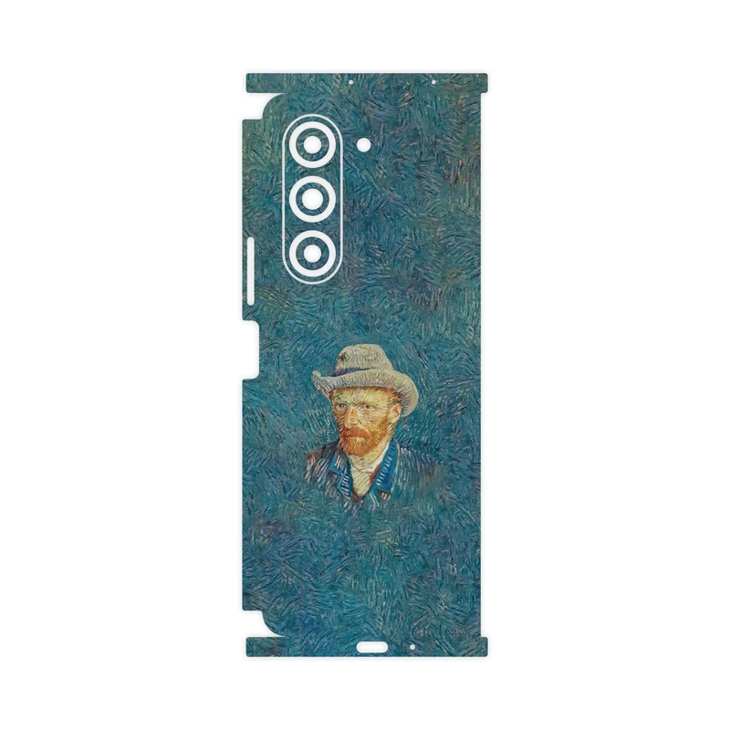 برچسب پوششی ماهوت مدل Self portrait with a gray felt hat-FullSkin مناسب برای گوشی موبایل سامسونگ Galaxy Z Fold 5