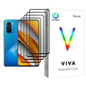 Junbo Viva Glass MIX004 Screen Protector For Xiaomi Poco F3 Pack Of 4