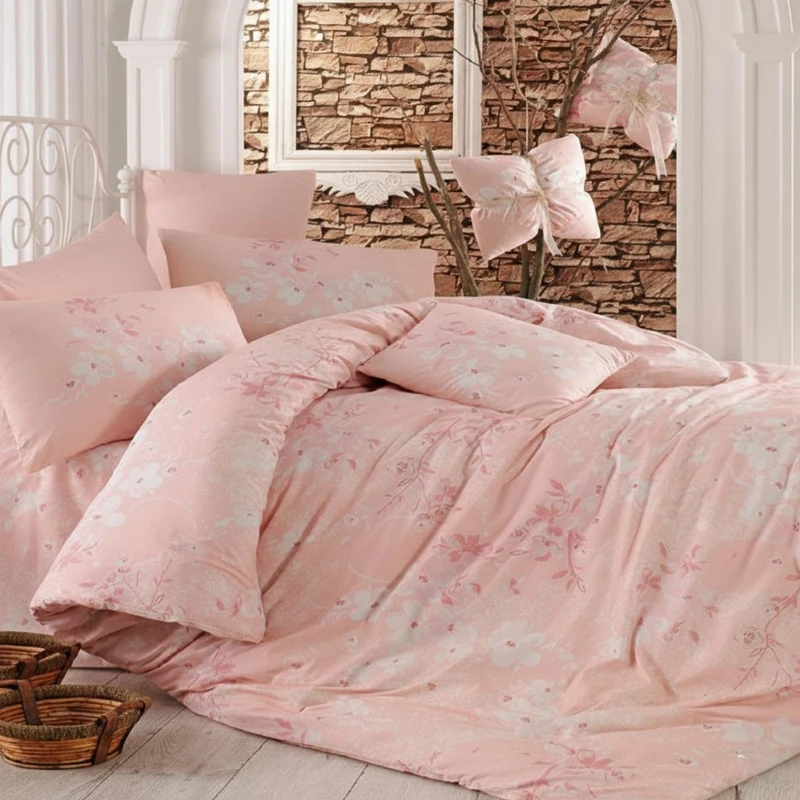 سرویس ملحفه 2 نفره 4 تکه اّزینجی مدل Elena