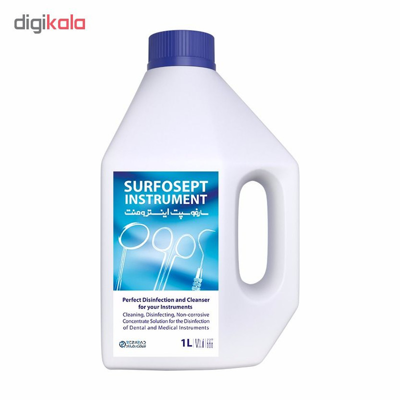ضدعفونی کننده تجهیزات بیمارستانی شرکت رضاراد مدل Surfosept Instrument حجم 1000 میلی لیتر