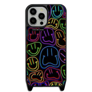 AKAM AMCWLA13PROMAX-HAPPY FACE7 Cover For Apple iPhone 13 Pro Max