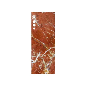 MAHOOT Red Marble Cover Sticker for LG Velvet 5G