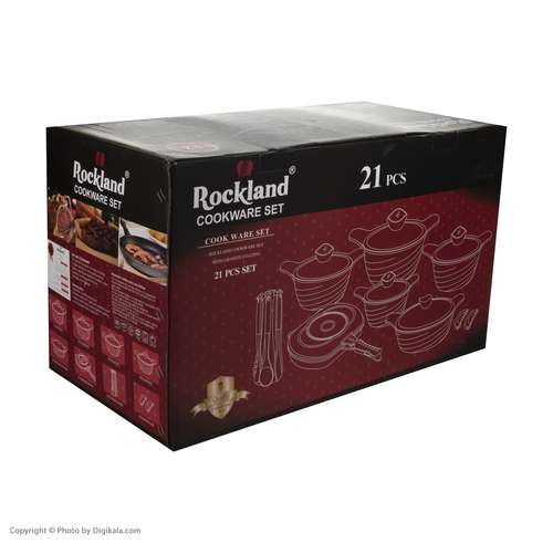 سرویس پخت و پز 21 پارچه راک لند مدل Super Granite