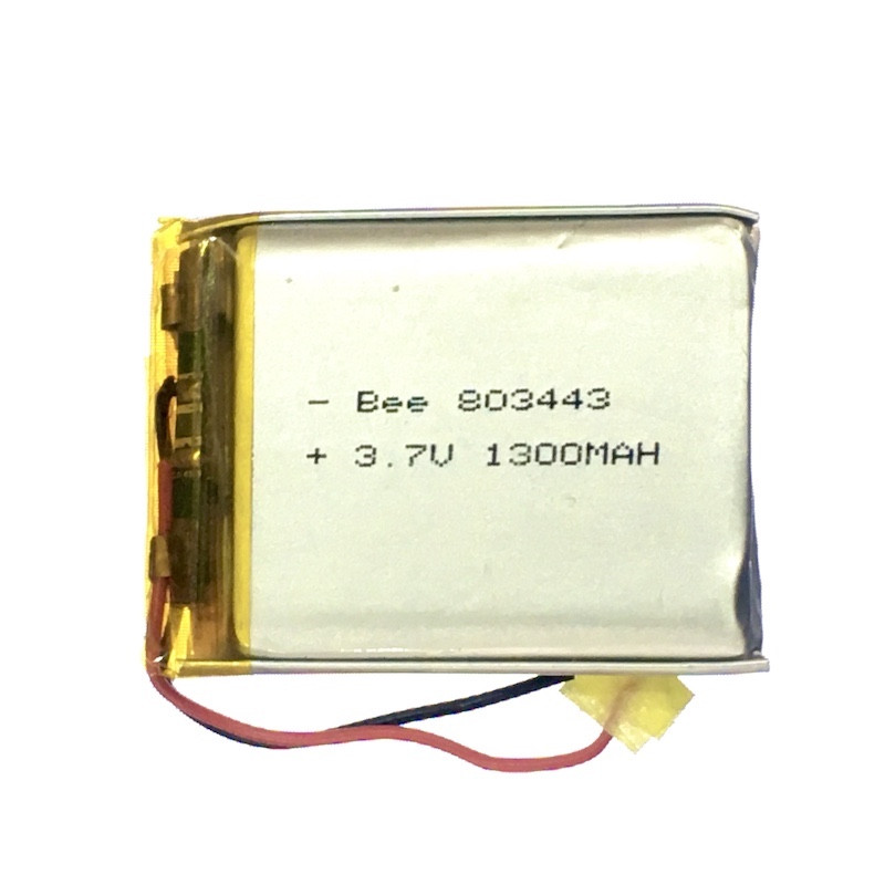باتری لیتیوم پلیمر مدل 803443 ظرفیت 1300 میلی آمپر ساعت