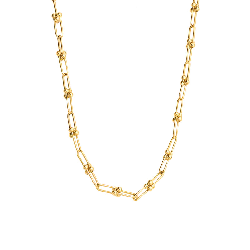 گردنبند طلا 18 عیار زنانه مدل تیفانی