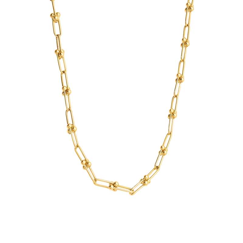 گردنبند طلا 18 عیار زنانه مدل تیفانی گردنبند طلا 18 عیار زنانه مدل تیفانی