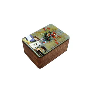 جعبه هدیه چوبی آزاکو مدل BR4-010