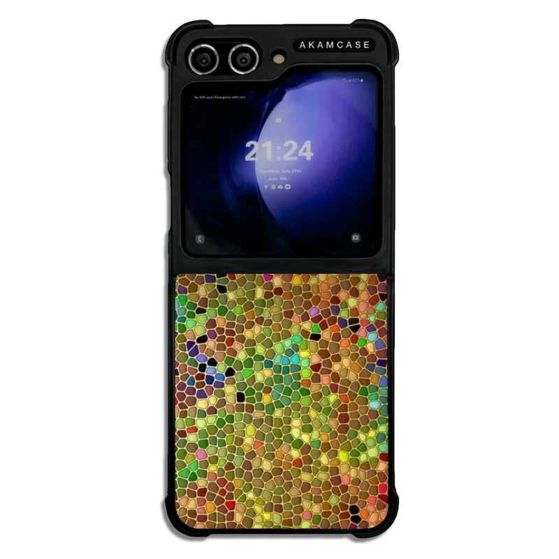 کاور آکام مدل AMC-WSGZFLIP5-MOSAIC-2 مناسب برای گوشی موبایل سامسونگ Galaxy Z Flip 5