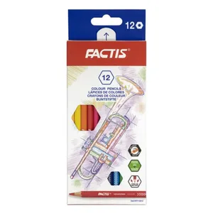 مداد رنگی 12 رنگ فکتیس مدل hexagonal 