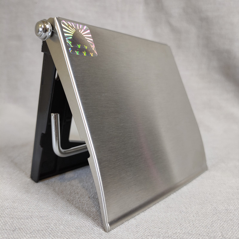 پایه رول دستمال کاغذی سها مدل استیل تخت کوچک