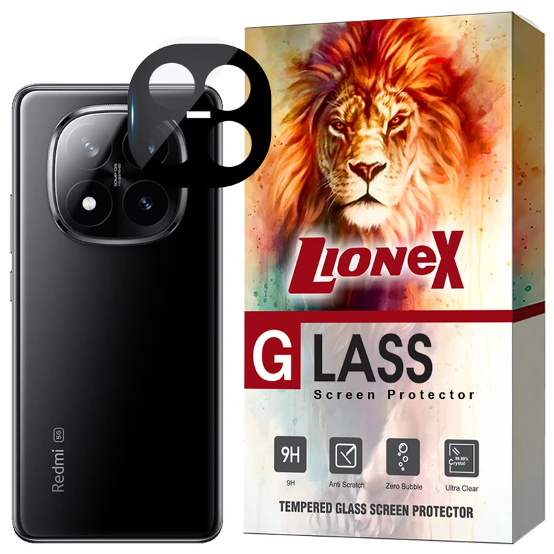 محافظ لنز دوربین لایونکس مدل LFUL20 مناسب برای گوشی موبایل شیائومی Redmi Note 14 Pro Plus 5G