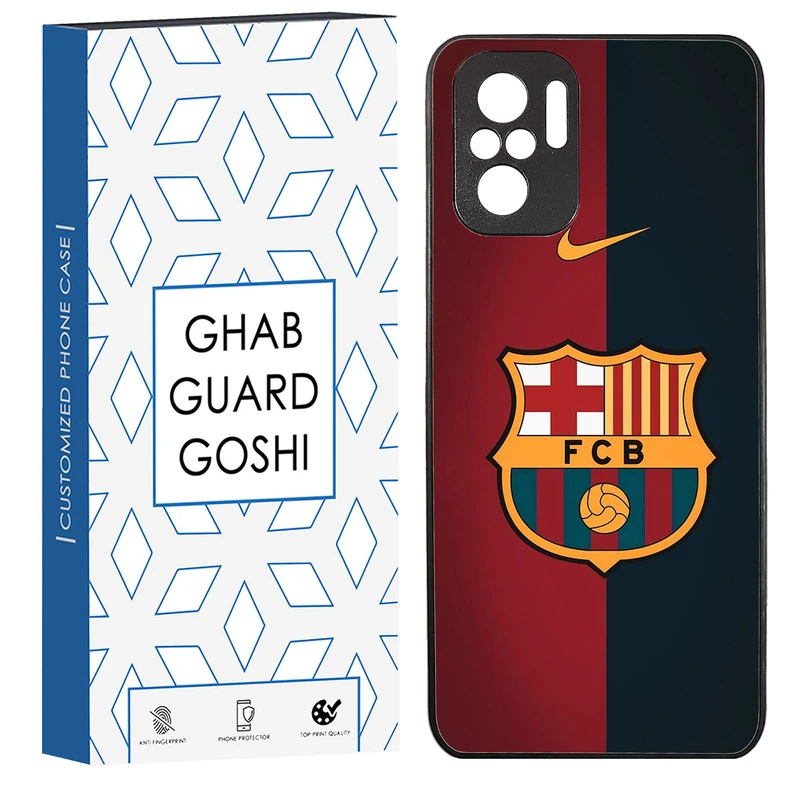 کاور قاب گارد گوشی طرح تیم بارسلونا کد TPU-090 مناسب برای گوشی موبایل شیائومی Redmi Note 10 4g / Redmi Note 10s / Poco m5s