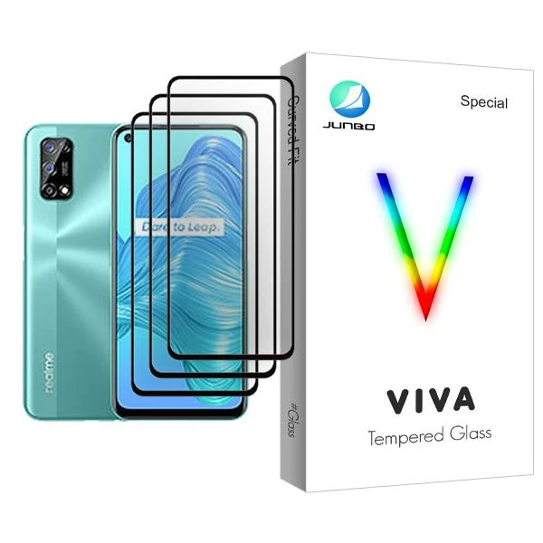 محافظ صفحه نمایش جانبو مدل Viva Glass MIX003 مناسب برای گوشی موبایل ریلمی V5 5G بسته سه عددی