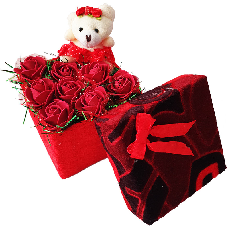 ست هدیه عروسک طرح خرسی کد 81