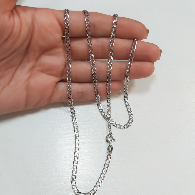 زنجیر نقره مردانه اقلیمه مدل GN370 زنجیر نقره مردانه اقلیمه مدل GN370