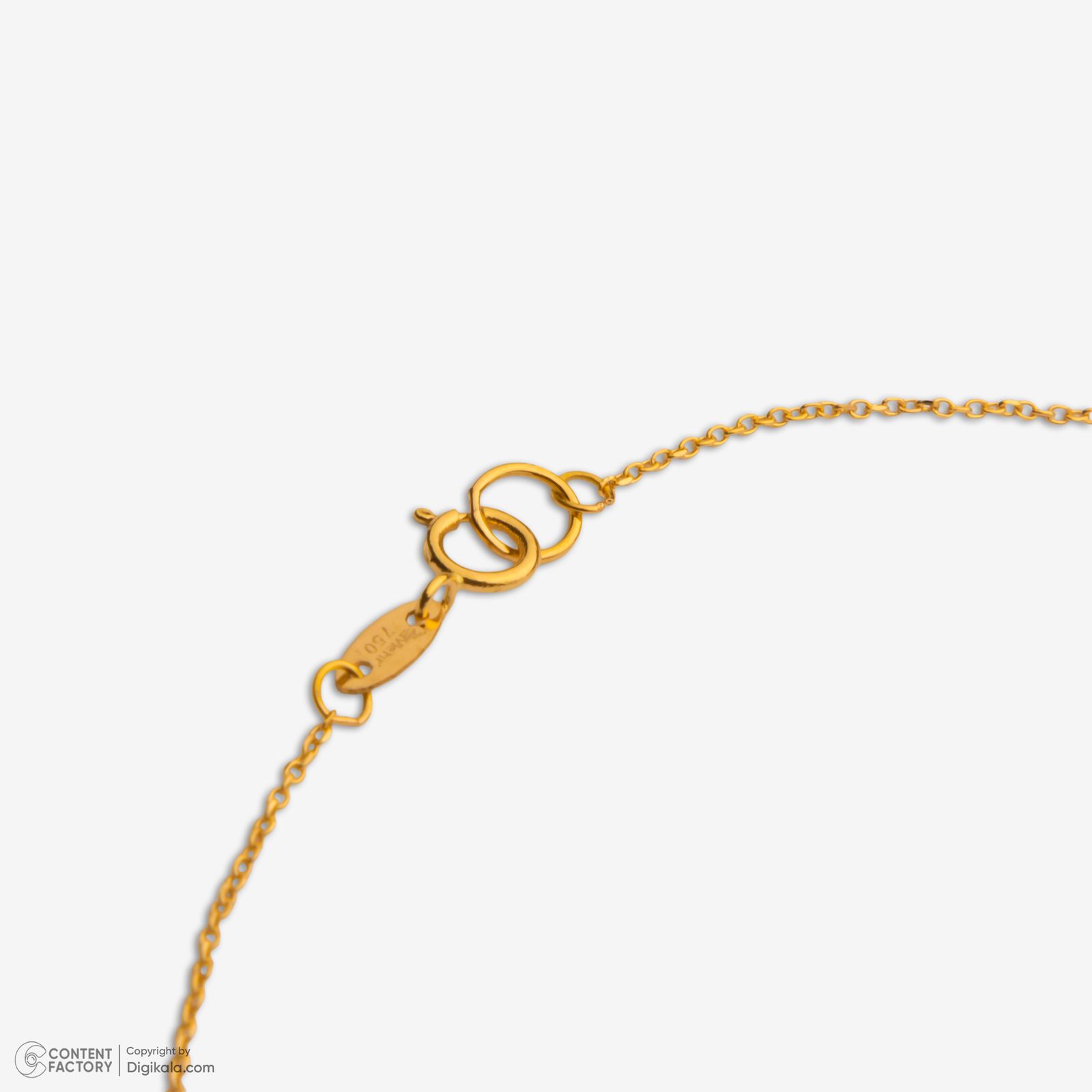 گردنبند طلا 18 عیار زنانه با زنجیر حلقه‌ای (فلامینگو) مایا ماهک مدل MM2179 -  - 6