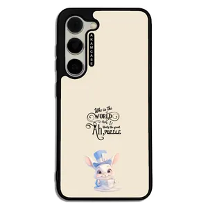 AKAM AMC-WSGS23-ANIMALS QOUTES-3 Cover For Samsung Galaxy S23