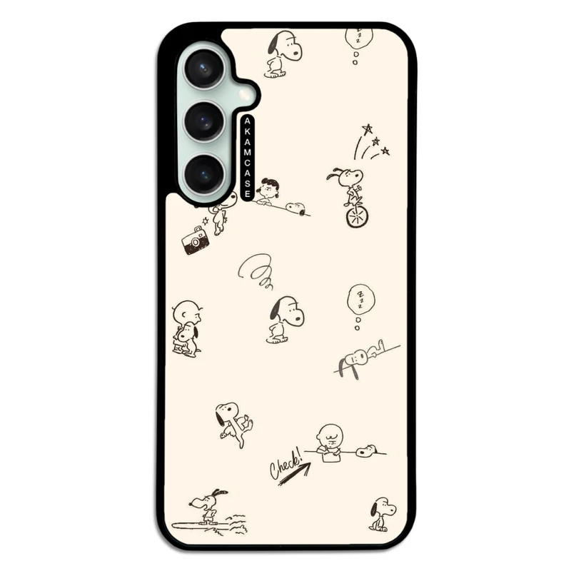 کاور آکام مدل AMC-WSGS23FE-SNOOPY-44 مناسب برای گوشی موبایل سامسونگ Galaxy S23 FE