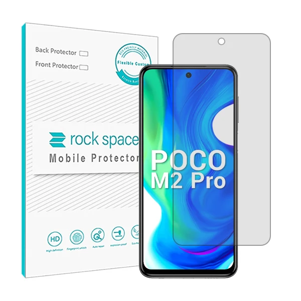 محافظ صفحه نمایش شفاف راک اسپیس مدل HyGEL مناسب برای گوشی موبایل شیائومی Poco M2 Pro