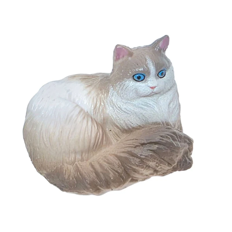فیگور ناب سل مدل گربه رگدال کد RAGDOLL NAAB022 ارتفاع 3 سانتی متر