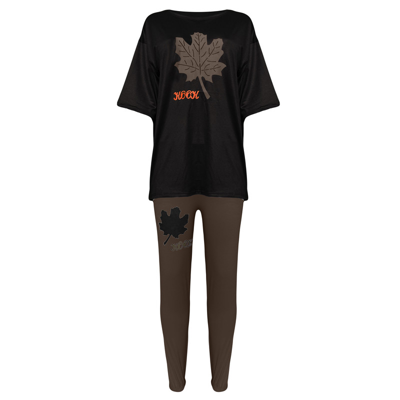 ست تی شرت و شلوار زنانه مدل بنیتا کد 15