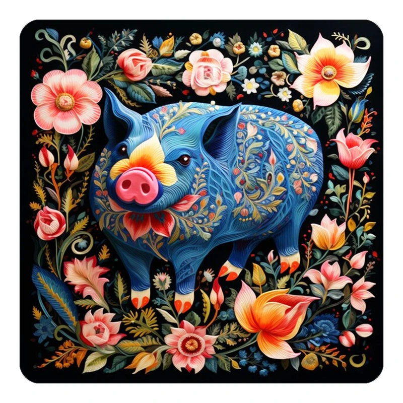 مگنت کاکتی طرح حیوانات رنگی مدل mp26701