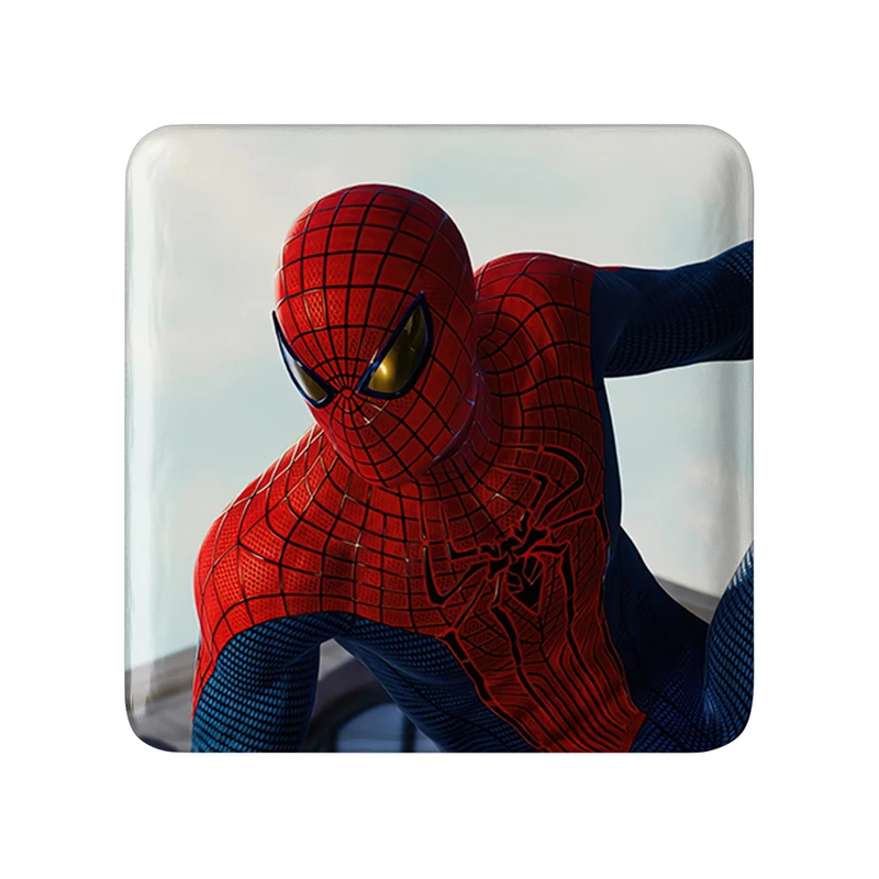 مگنت خندالو طرح پیترپارکر مردعنکبوتی مدل مربعی کد 30827