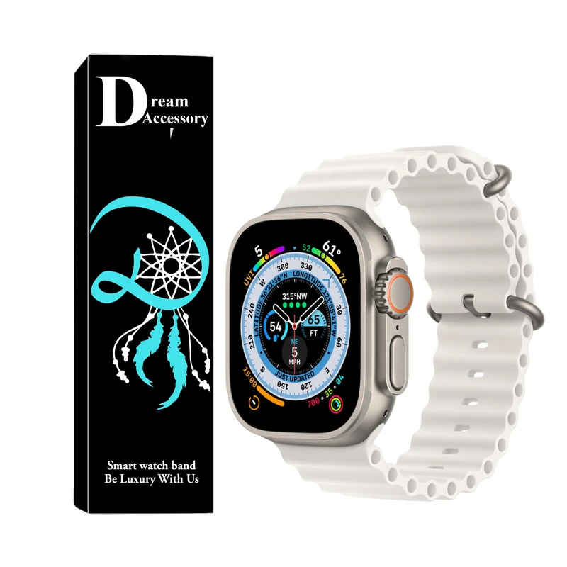 بند دریم مدل Ocean Style مناسب برای اپل واچ سری 10 سایز 40 میلیمتری