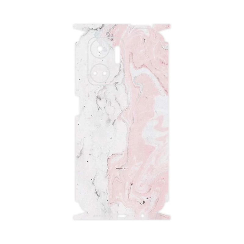 برچسب پوششی ماهوت مدل Blanco_Pink_Marble-FullSkin مناسب برای گوشی موبایل آنر X7a