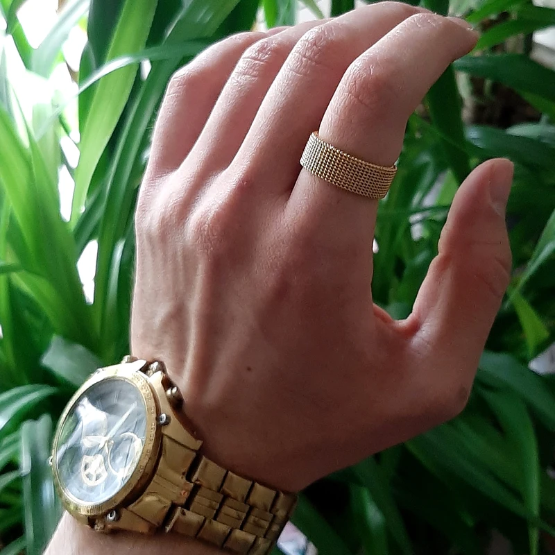 عکس شماره 7 : انگشتر مدل حصیری منعطف کد 22