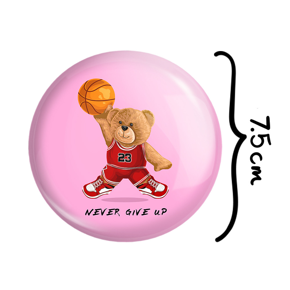 آینه جیبی خندالو طرح تدی Teddy مدل تاشو کد 26141