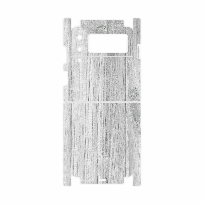 برچسب پوششی ماهوت مدل White-Wood-FullSkin مناسب برای گوشی موبایل سامسونگ Galaxy Z Flip3 5G