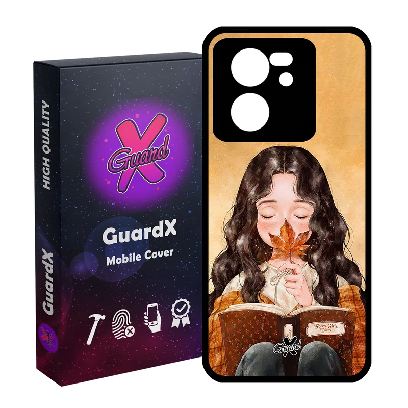 کاور گارد ایکس طرح Girl مدل Glass10223 مناسب برای گوشی موبایل شیائومی 13T/13T Pro/Redmi K60 Ultra
