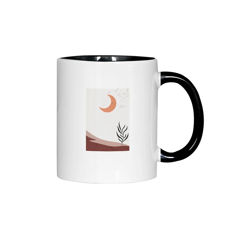 ماگ ژالینو طرح ماه و کویر مینیمال کد 001